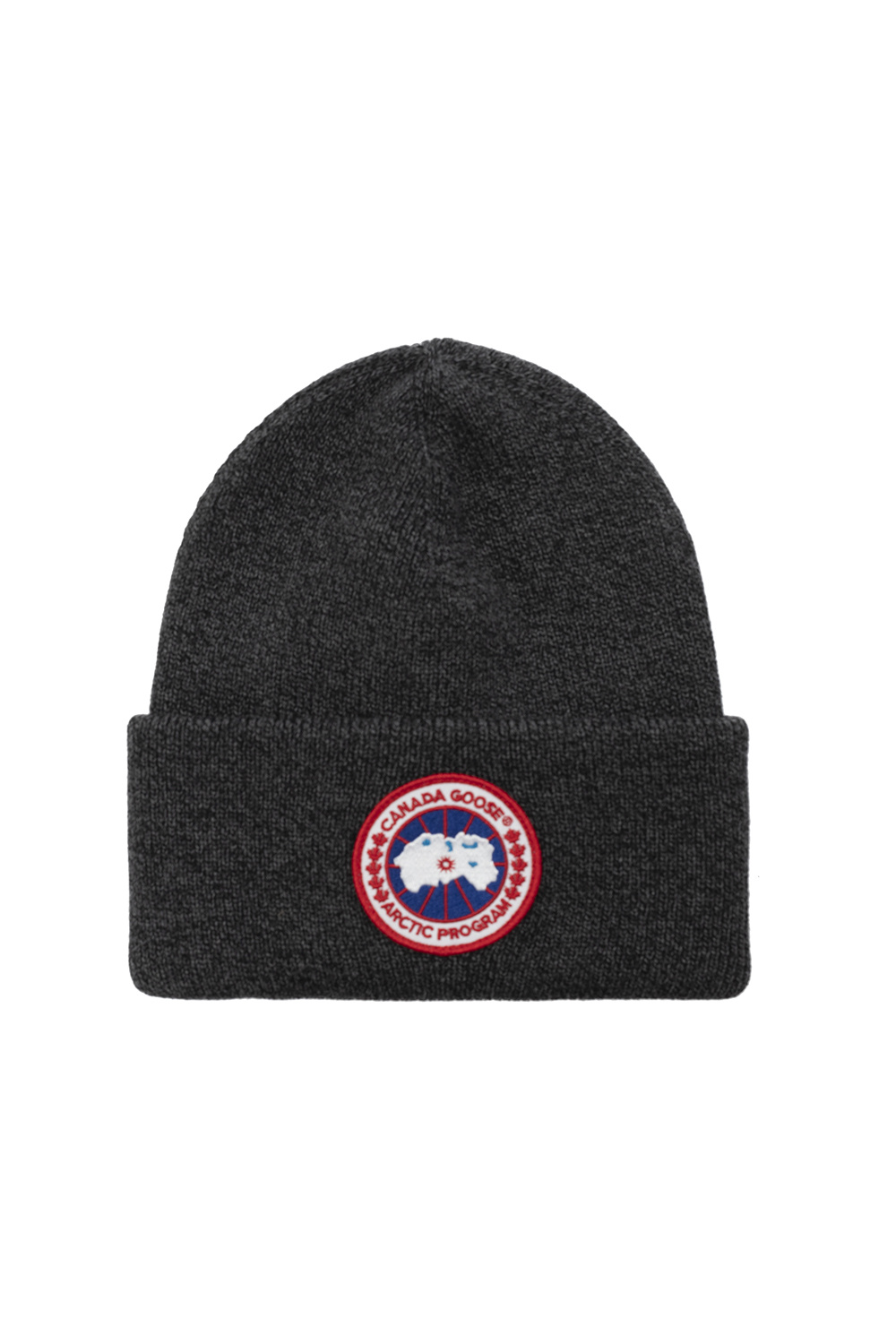 laneus ribbed cashmere beanie hat item Beanie with logo Canada Goose SchaferandweinerShops Cambodia